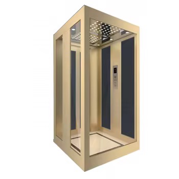 Compact 320kg 3-Stop Stainless Steel Home Elevator by hiphen