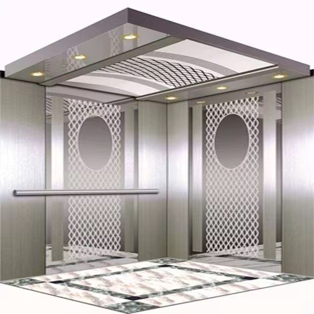 Luxury 320kg 3-Stop Stainless Steel Residential Elevator by hiphen