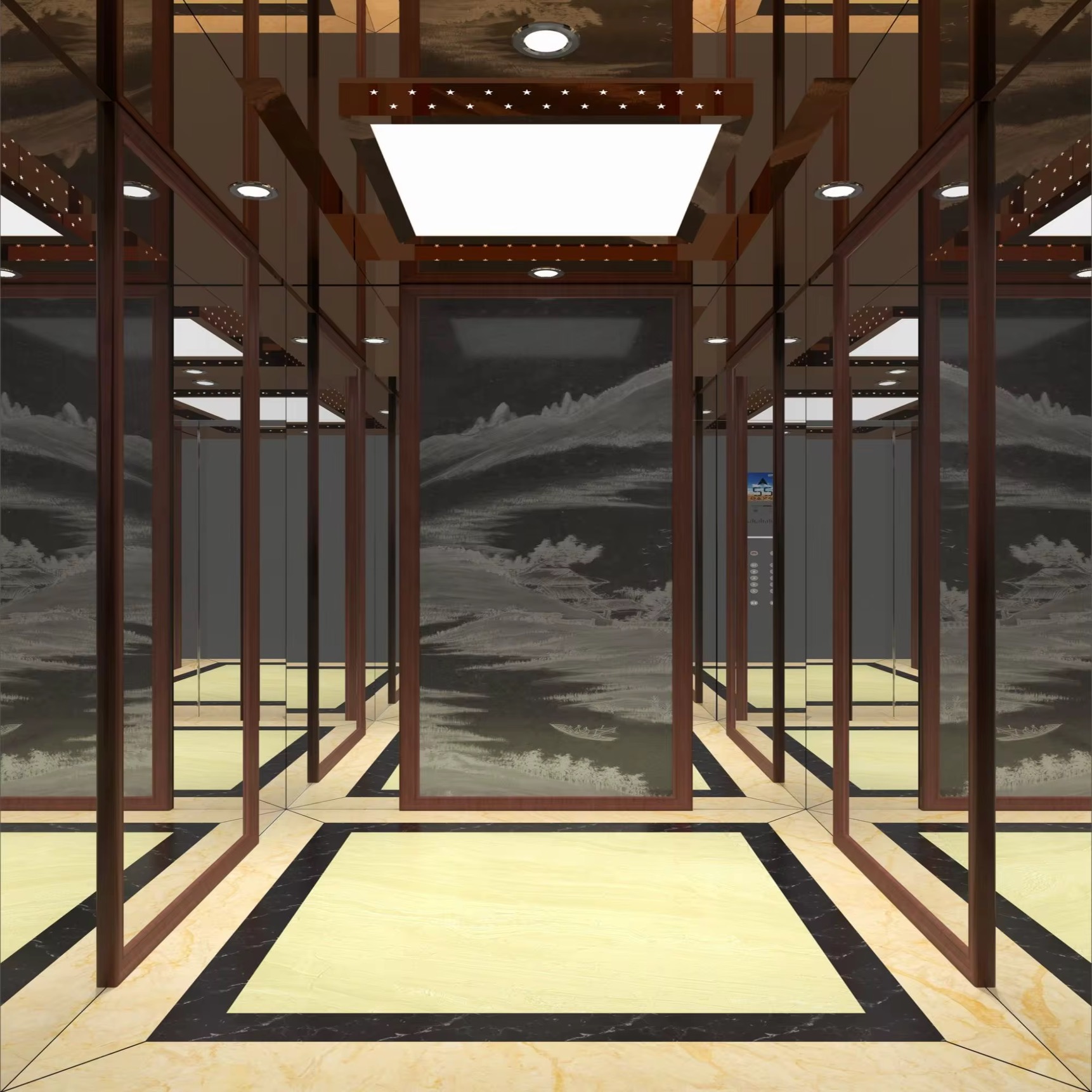 320kg 3-Stop Stainless Steel Home Lift by hiphen