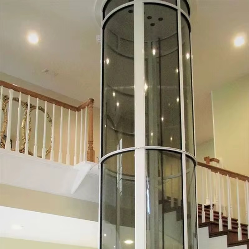 4-Stop Hydraulic Gearless Elevator with Panoramic View by hiphen
