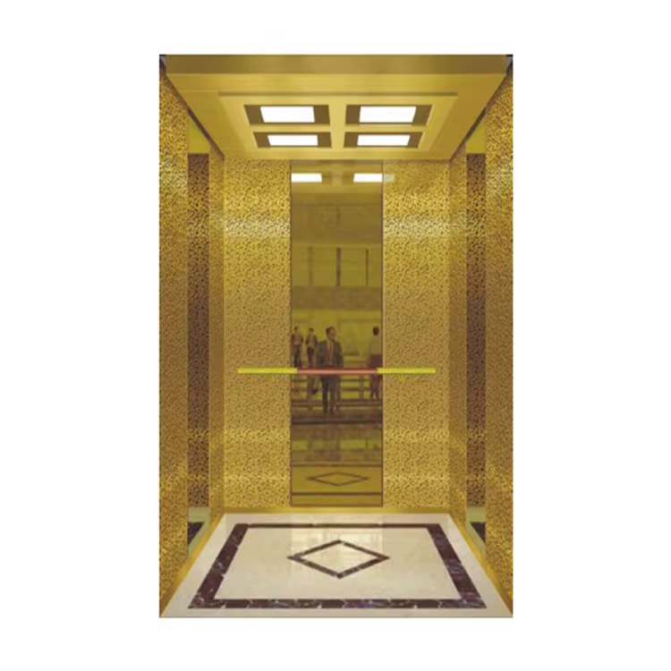 Modern 4-Stop Hydraulic Gearless Residential Elevator by hiphen