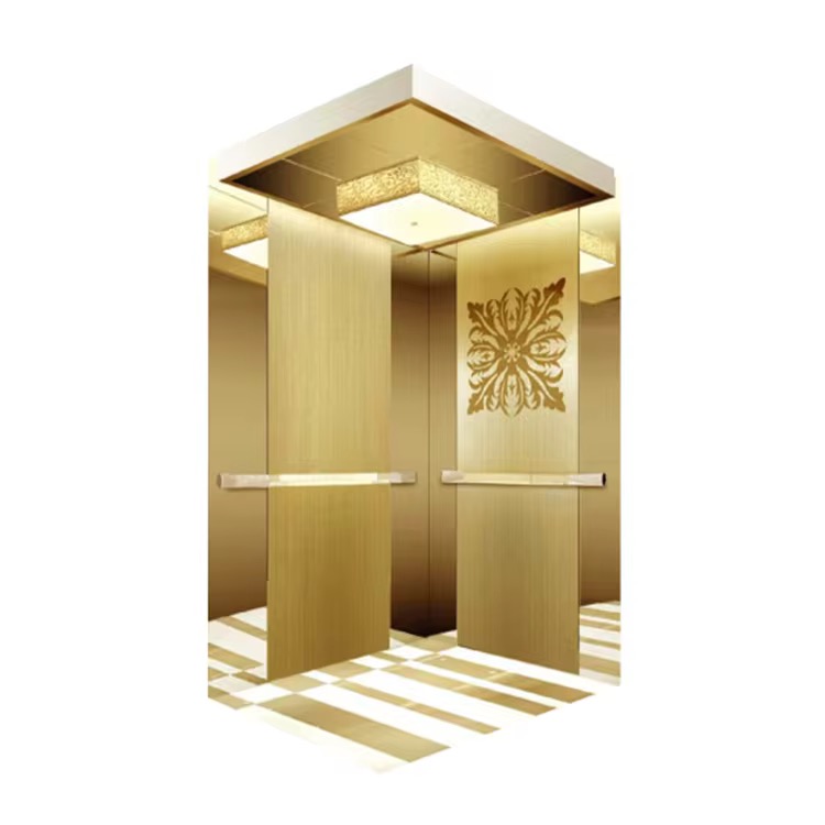 Elegant 4-Stop Hydraulic Gearless Home Lift by hiphen