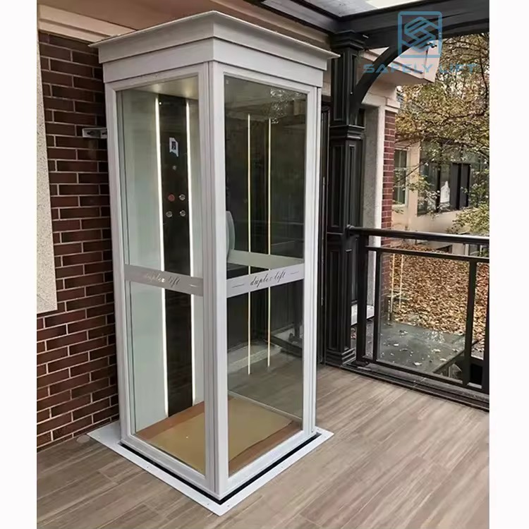 Outdoor Residential Glass Elevator by hiphen