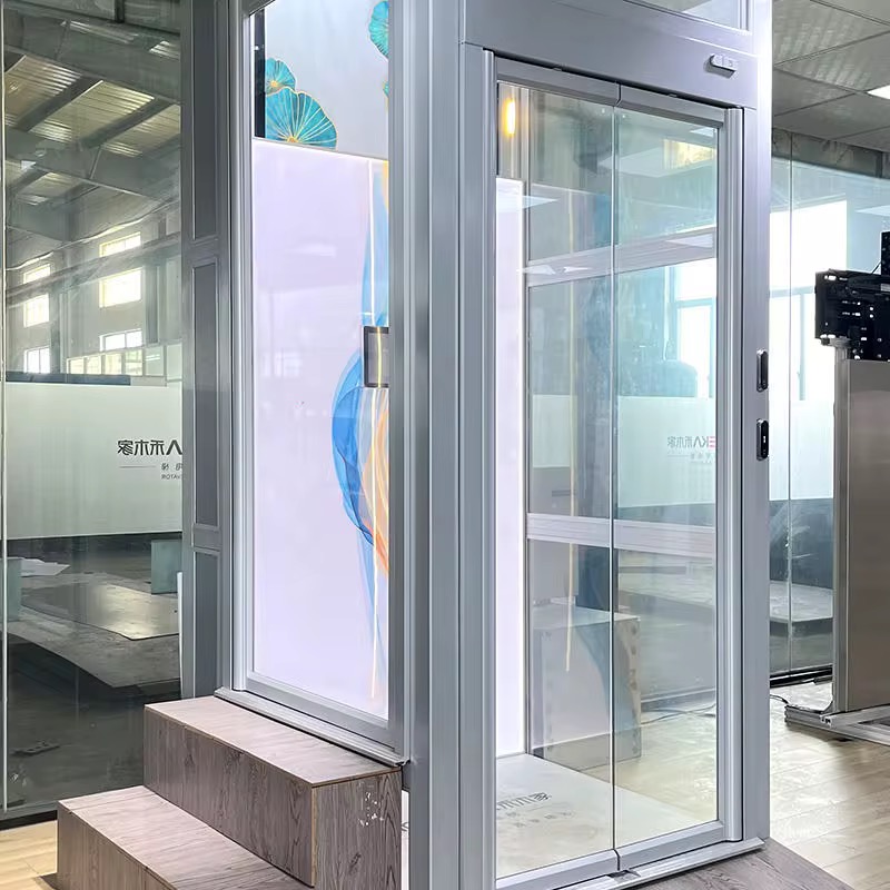 Outdoor Commercial Building Elevator by hiphen