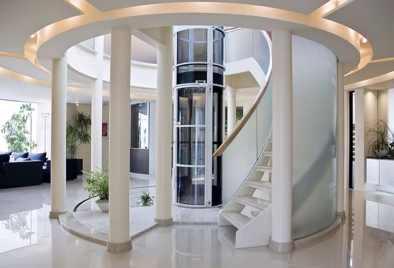 Outdoor Villa Panoramic Elevator by hiphen