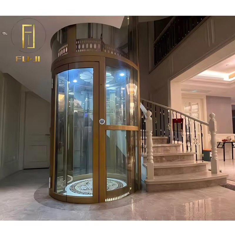 Wall-Mounted Panoramic Home Lift by hiphen