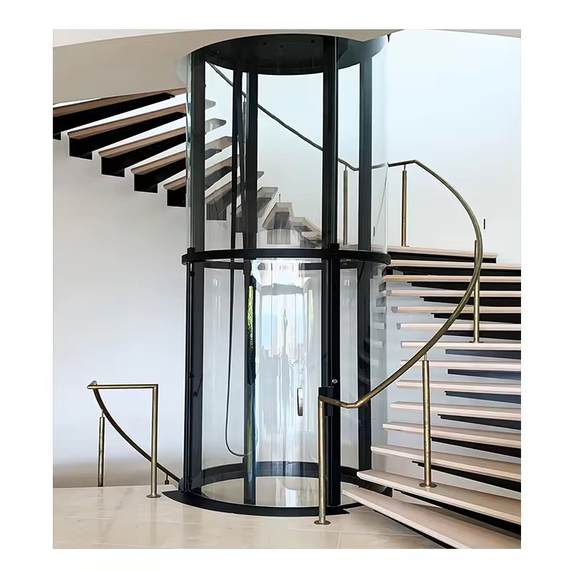 Circular Shaft Panoramic Home Elevator by hiphen
