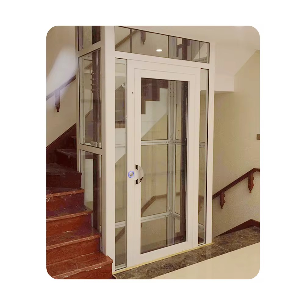 Elegant Outdoor Glass Panoramic Lift by hiphen