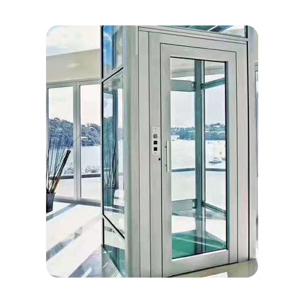 Frameless Glass Panoramic Lift by hiphen