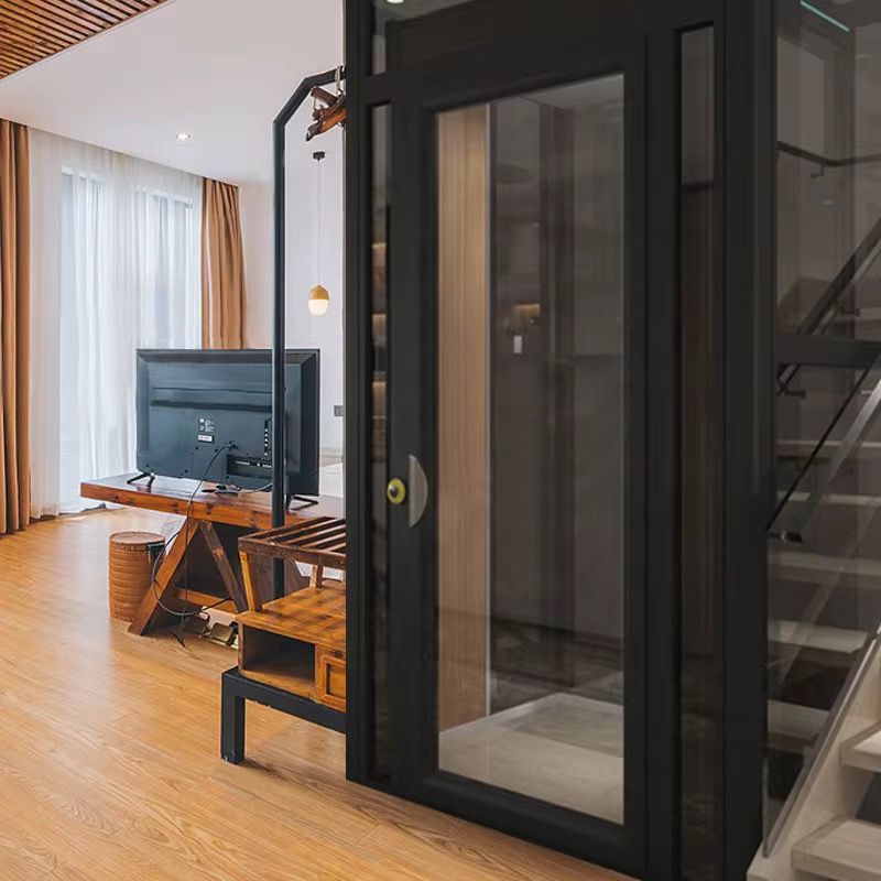 Modern Panoramic Home Lift with 360° View by hiphen