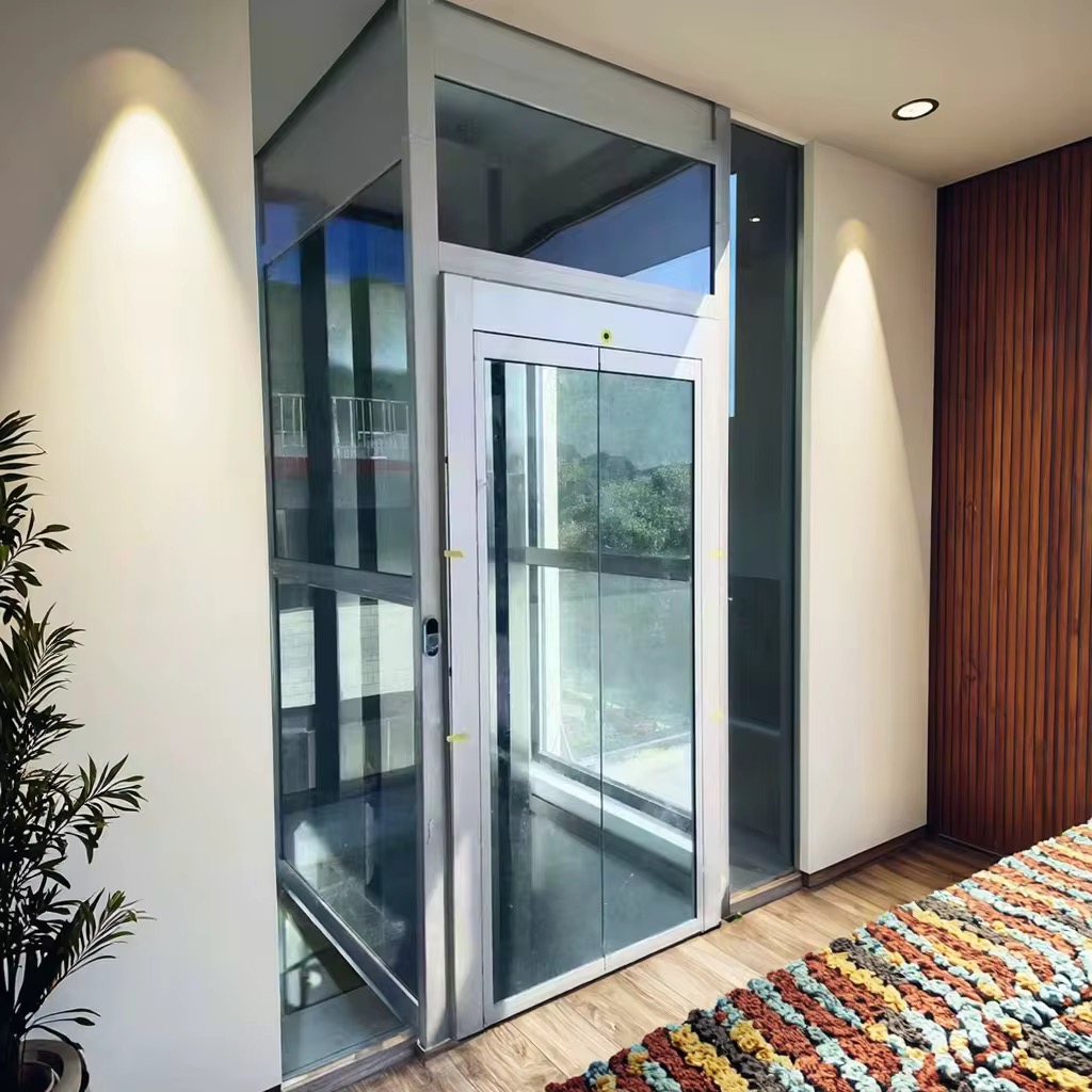 Dual Entry Home Lift for Multi-Floor Apartments by hiphen