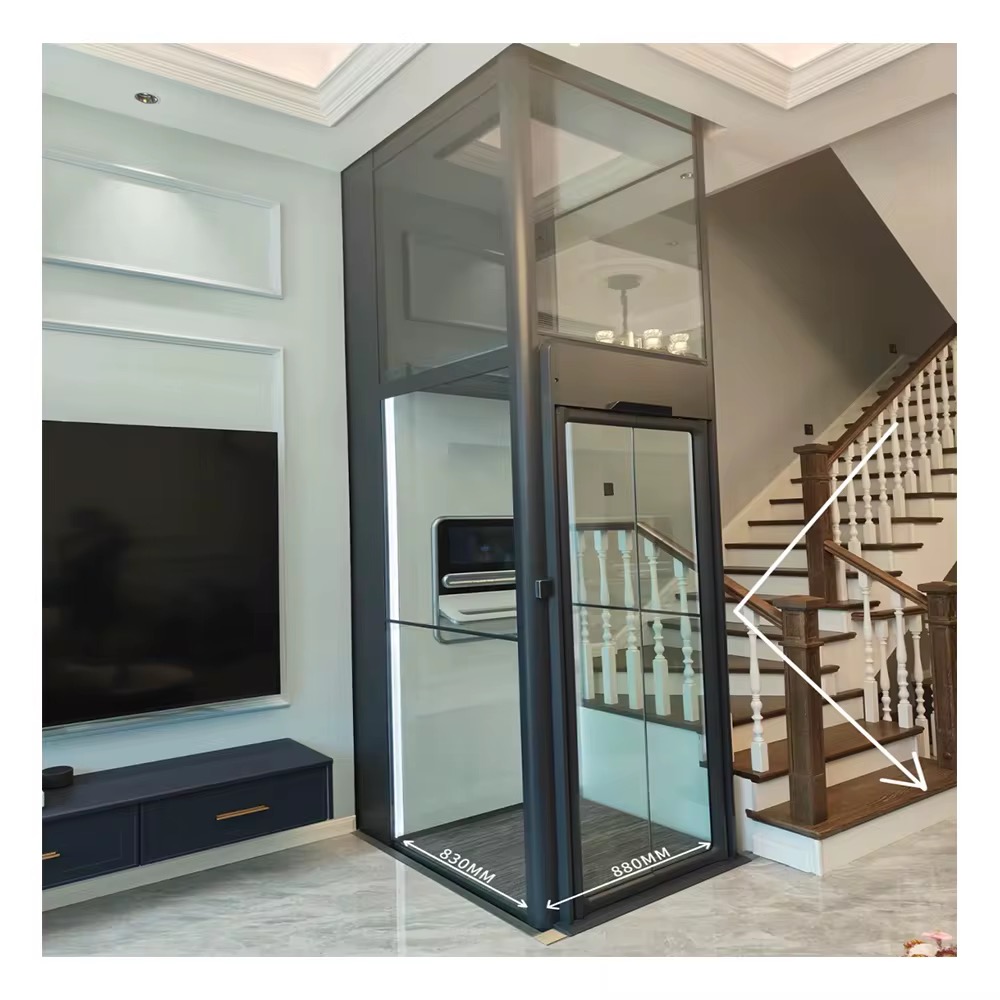 Compact Home Lift for Public Buildings by hiphen