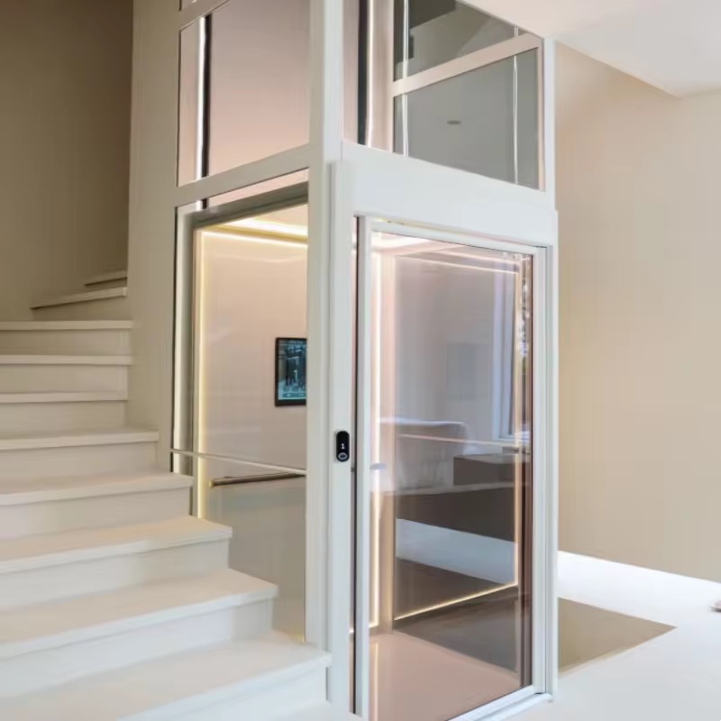 Glass Cabin Home Lift for Elderly by hiphen