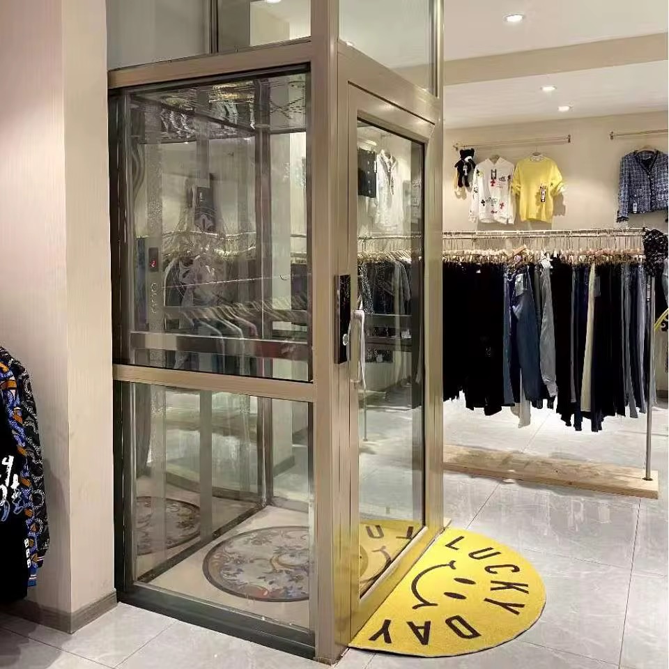 3-Floor Commercial Elevator with High-Speed Traction Drive by hiphen