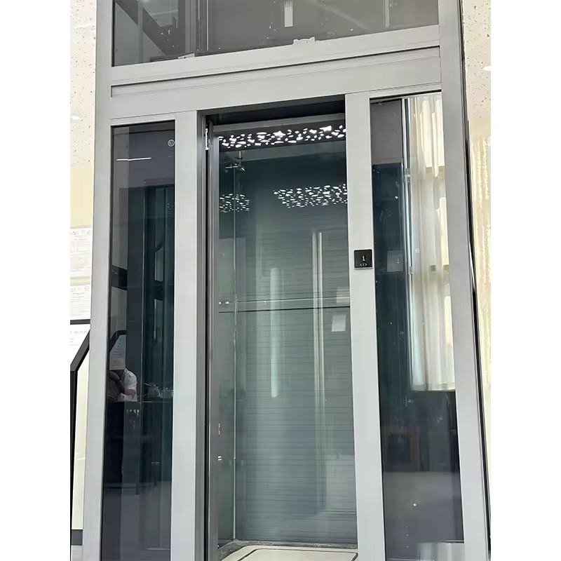 4 Floor Stainless Steel Mall Elevator by hiphen
