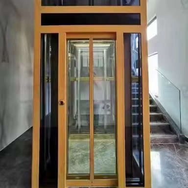 4 Floor Panoramic Stainless Steel Elevator by hiphen