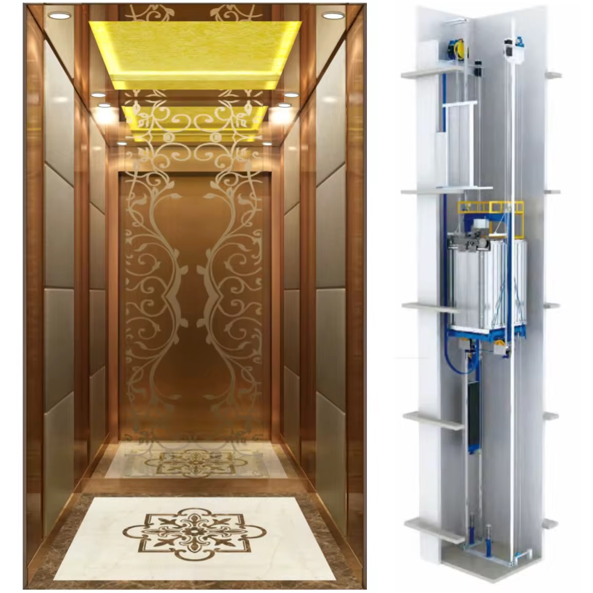 Elegant 8-Floor Elevator for Hospitality Buildings (Nigeria) by hiphen