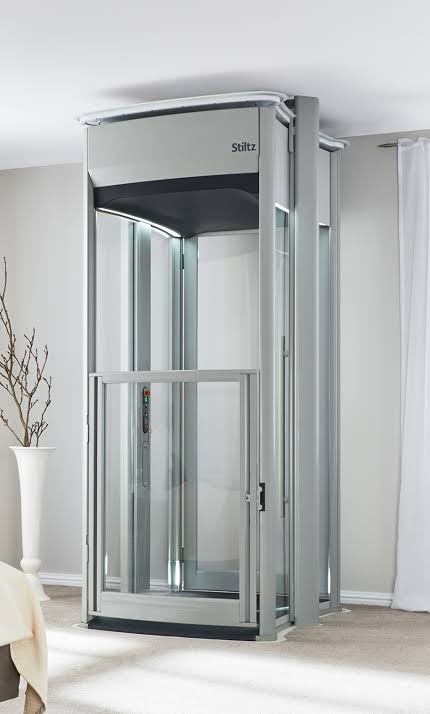 Luxury 2 Floor 3 Passenger Glass Cabin Elevator by hiphen