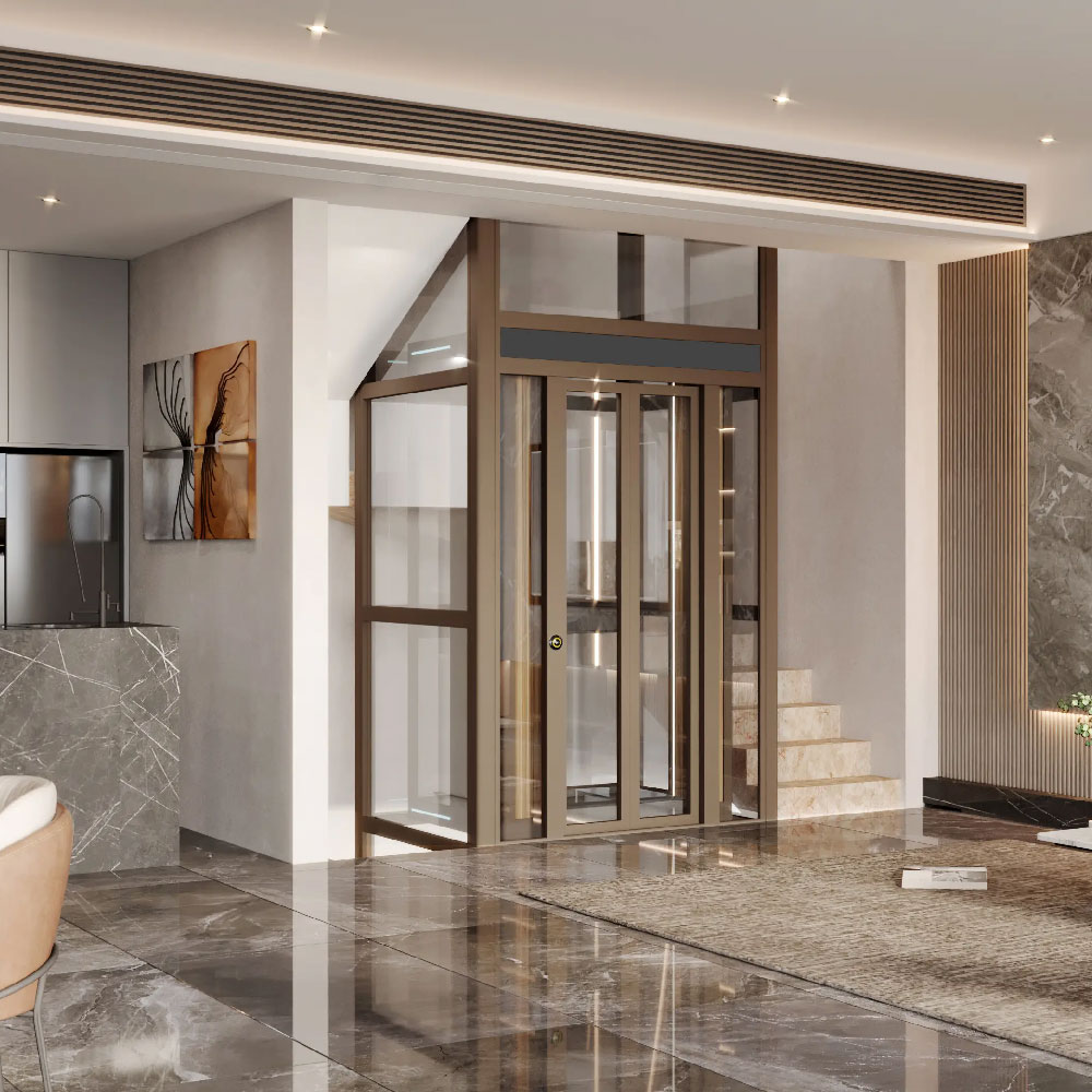 7 storey building elevator lift installation in Nigeria by Hiphen