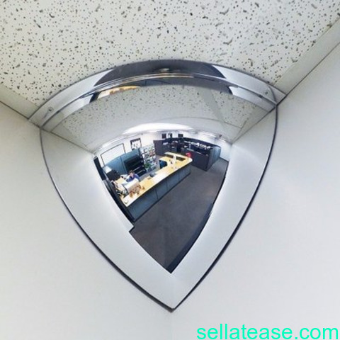 26 Diameter 90 Degree Acrylic Quarter Dome Mirror