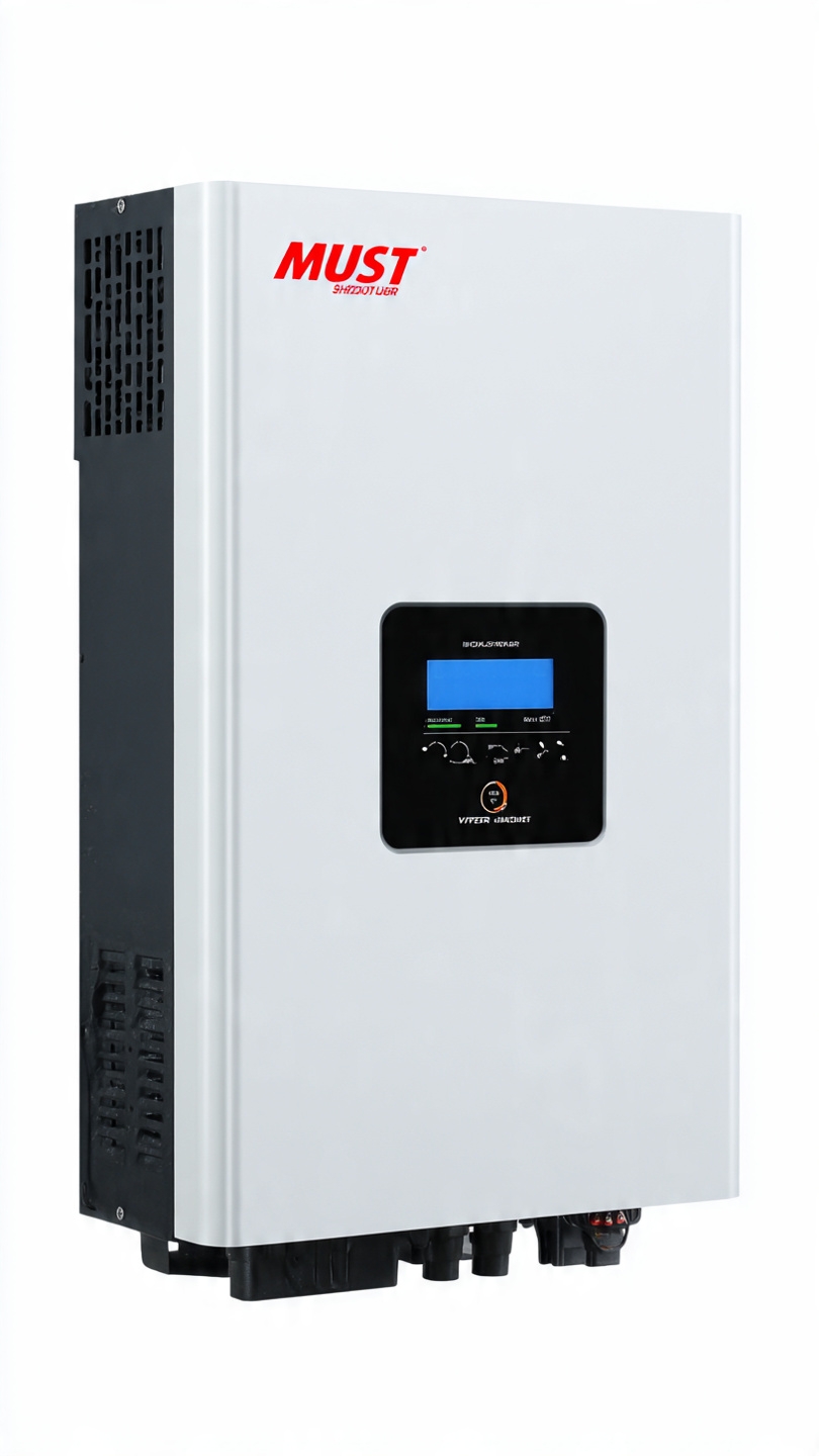 MUST PV1800 VHM 5KVA 48V Hybrid Solar Inverter pure sine wave, built-in MPPT By Lumett