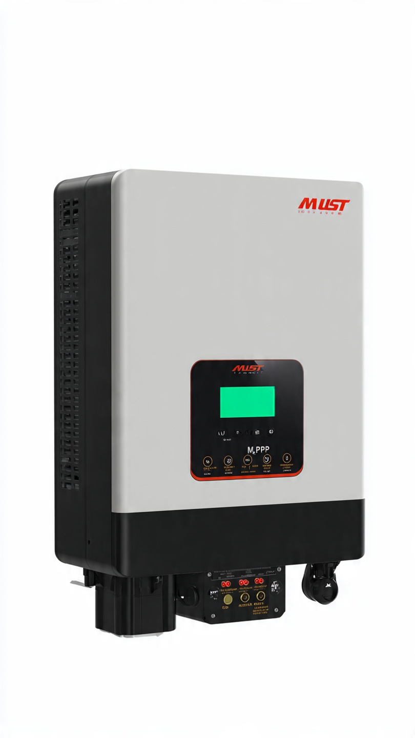 MUST PV1800 VPM II 1KVA 12V Hybrid Solar Inverter pure sine wave charger By Lumett
