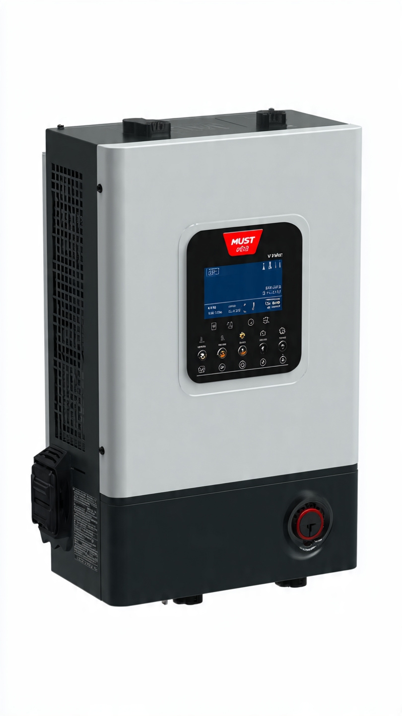 MUST PV1800 VPM II 4KW Hybrid Solar Inverter pure sine wave, WiFi communication, 80A MPPT By Lumett