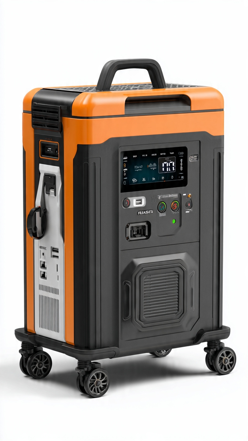 HAISIC HS5000 Portable Power Station 5000W solar generator with LiFePO4 battery By Lumett