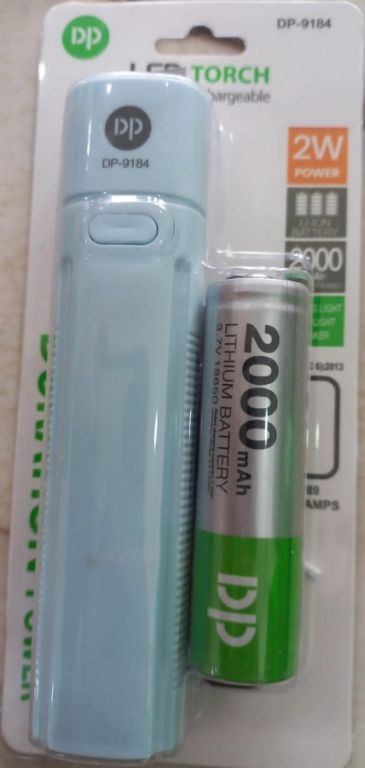 DP 2W LED Torch Light – DP-9184 by Lumett
