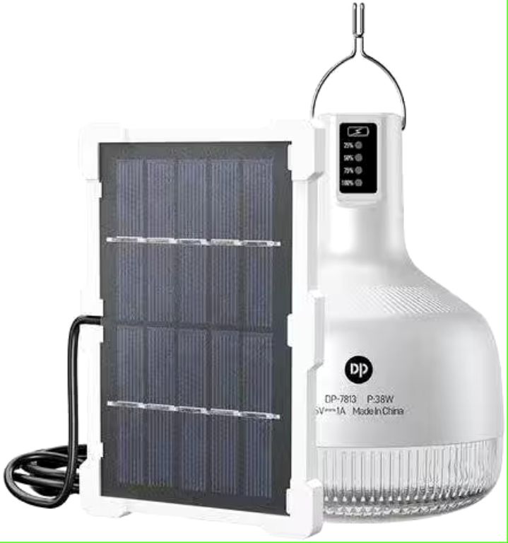 Design Features of DP 38W LED Solar Emergency Bulb
