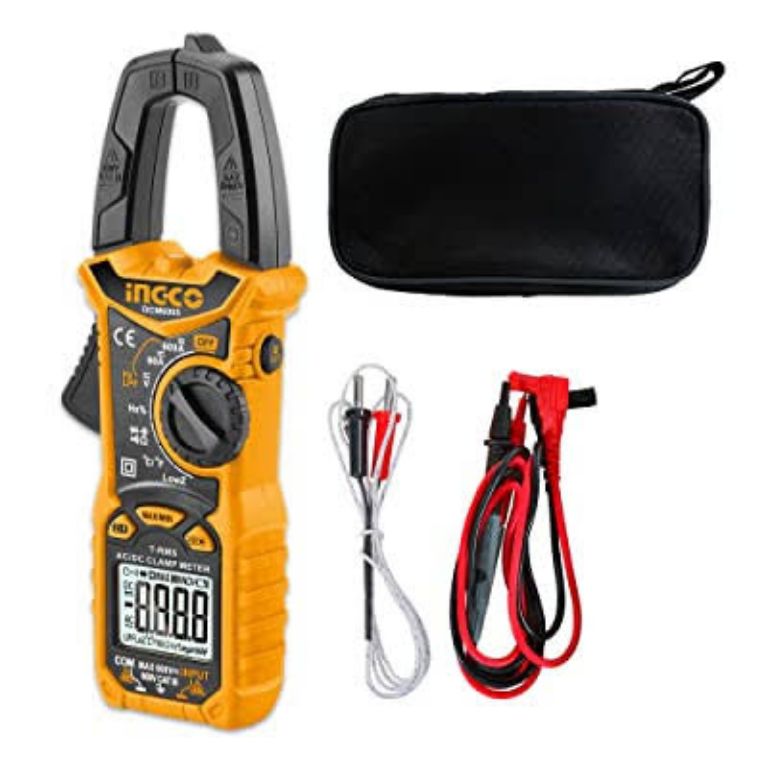 INGCO 1000A DC/AC Digital Clamp Meter Easy-to-read Digital Display