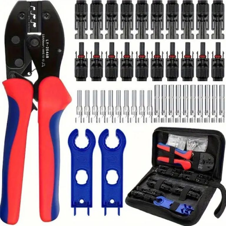 MC4 Connector Crimping Equipment Solar Installers Tool Kit