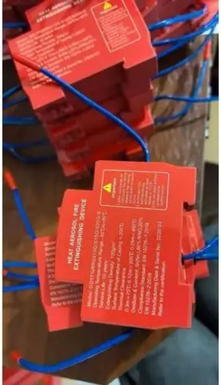 Thermal Activated Aerosol Fire Extinguisher Device