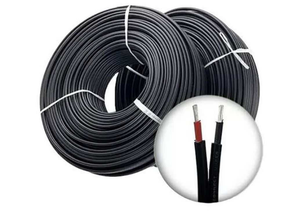 Galaxy 2-Core 4mm Solar Photovoltaic Wire Black 100m