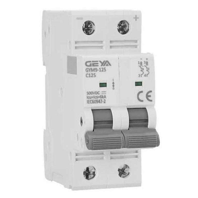 Geya 100A High Current DC MCB Circuit Breaker