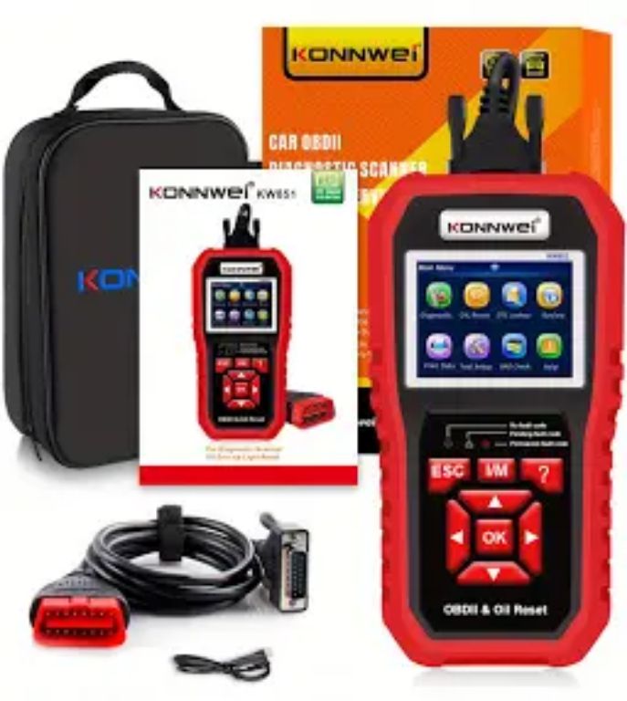 KONNWEI Factory Unique Designed KW681 Battery Tester Combined Car ECU Diagnostic Scan Tool