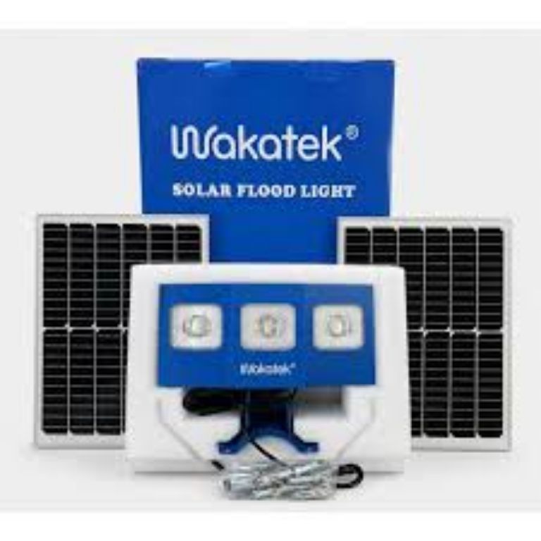 Wakatek 300W Solar Panel Floodlight for Outdoor Lighting