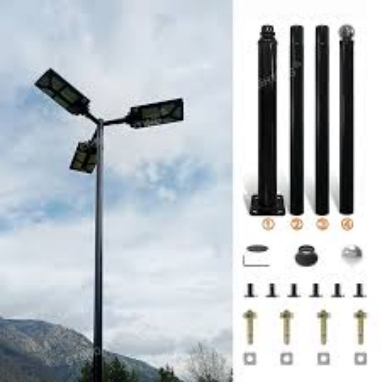 2.5m Outdoor Solar Street Light Pole