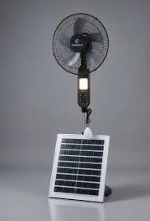 SPL Rechargeable Electric Fan with Solar Charging