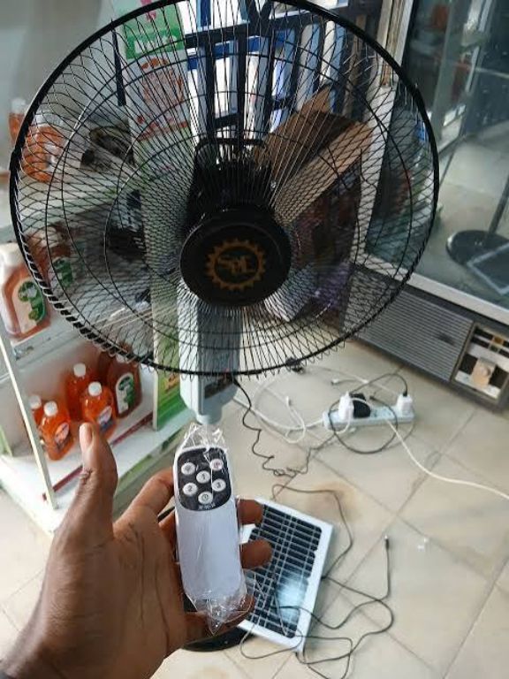 SPL Energy Efficient Solar Rechargeable Fan