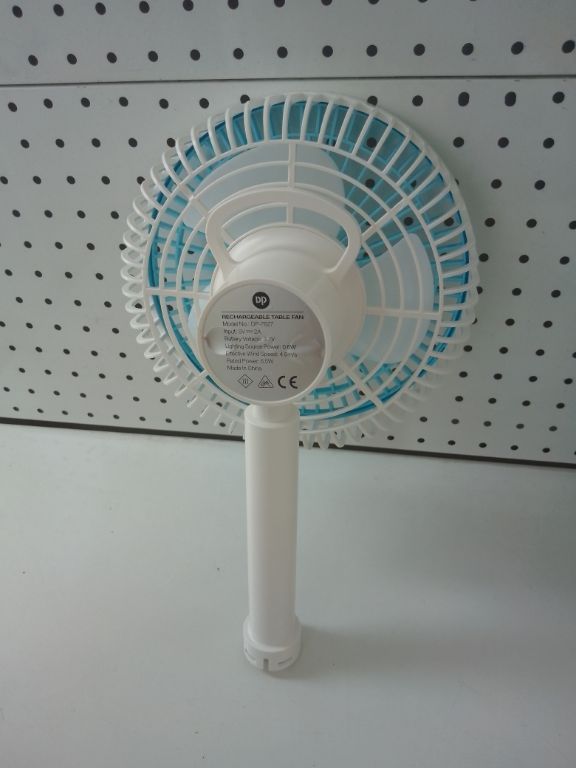 DP Desktop Portable Rechargeable Fan – DP-7627 by Lumett