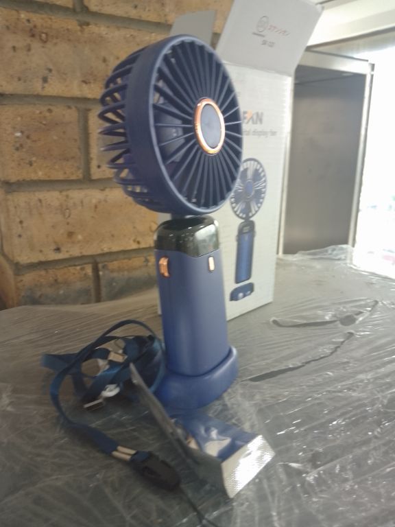 SX Hand-Held Digital Display Fan – SX-122 by Lumett