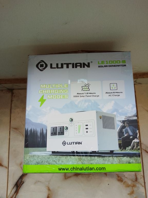 Lutian LE1000-B 1000W 960Wh All-In-One Solar Generator – (Solar Panel not Inclusive) by Lumett
